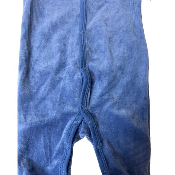 Sterling Baby Blue Velour Penguin Sleeper – Size 6 Months - Picture 3 of 3